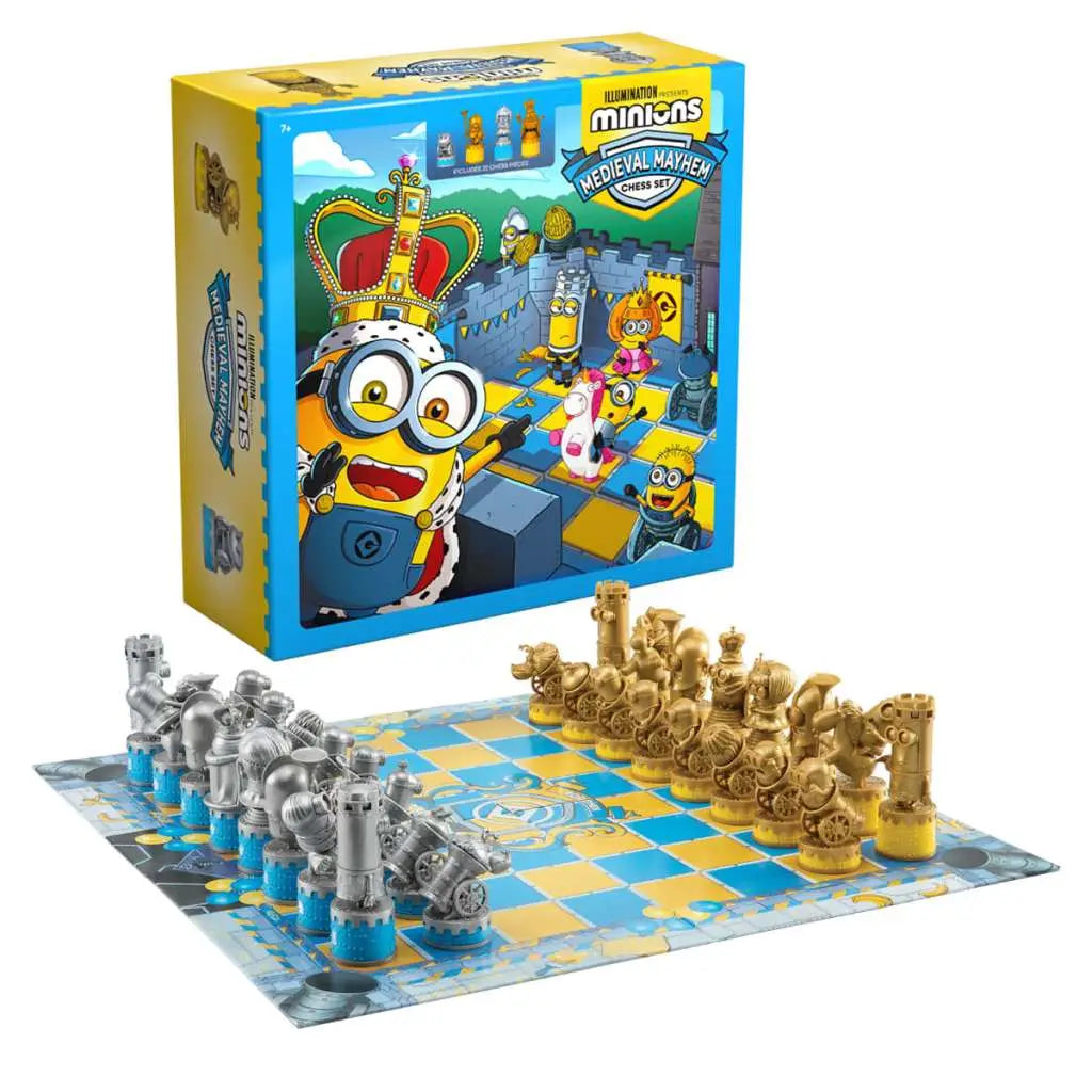 MINIONS MEDIEVAL MAYHEM CHESS SET NOBLE COLLECTIONS