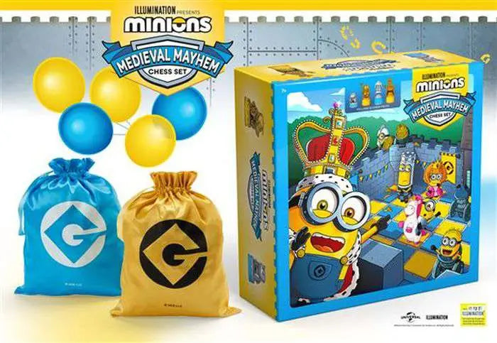 MINIONS MEDIEVAL MAYHEM CHESS SET NOBLE COLLECTIONS