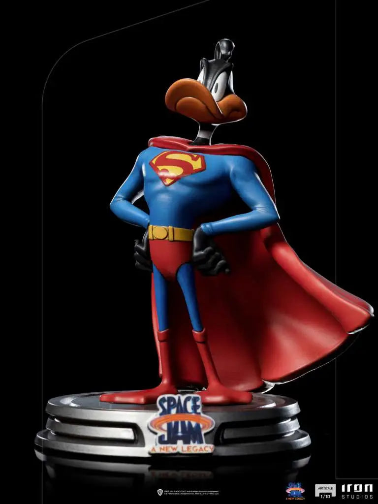 SPACE JAM 2 DUFFY DUCK SUPERMAN 1/10 ST IRON STUDIOS