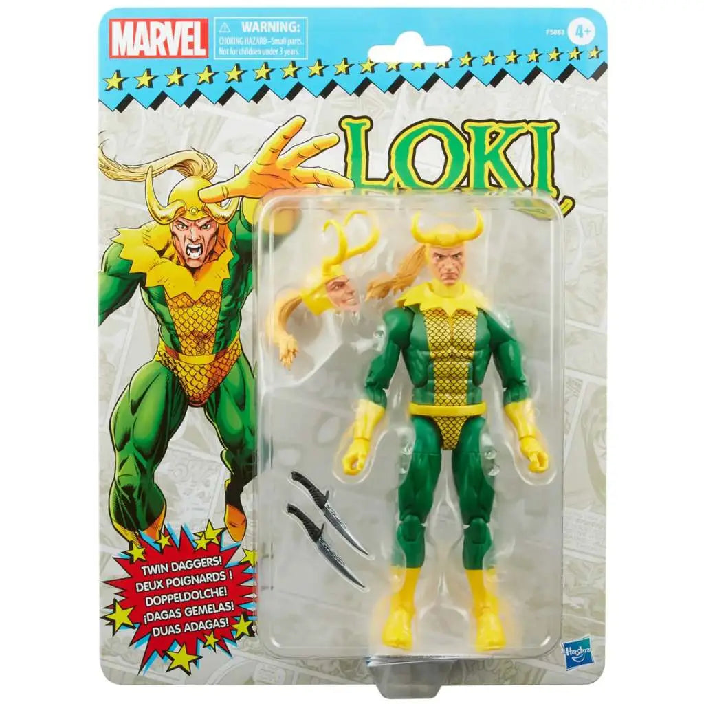 MARVEL LEGENDS VINTAGE LOKI AF HASBRO