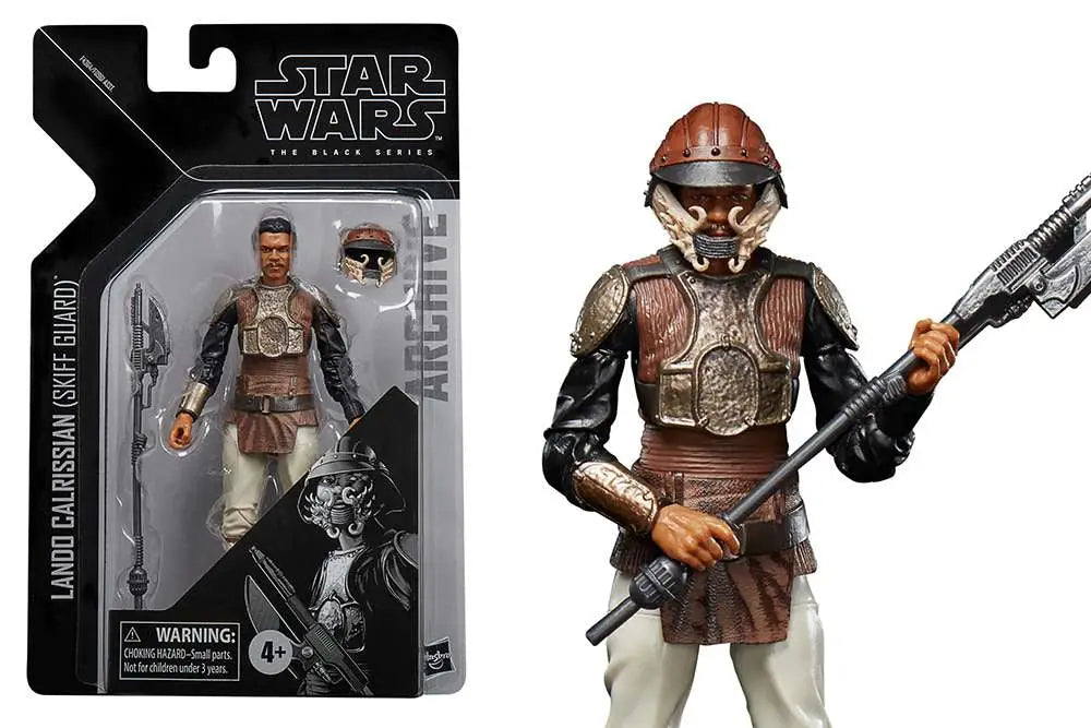 SW BL ARCHIVE LANDO SKIFF GUARD AF HASBRO