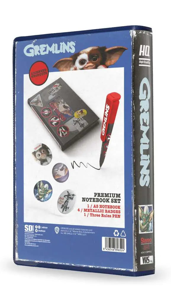 GREMLINS STATIONERY SET VHS SD TOYS