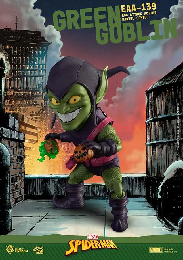 EGG ATTACK MARVEL COMICS GREEN GOBLIN BEAST KINGDOM