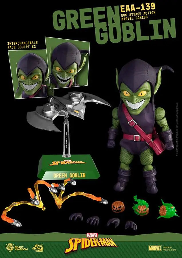 EGG ATTACK MARVEL COMICS GREEN GOBLIN BEAST KINGDOM