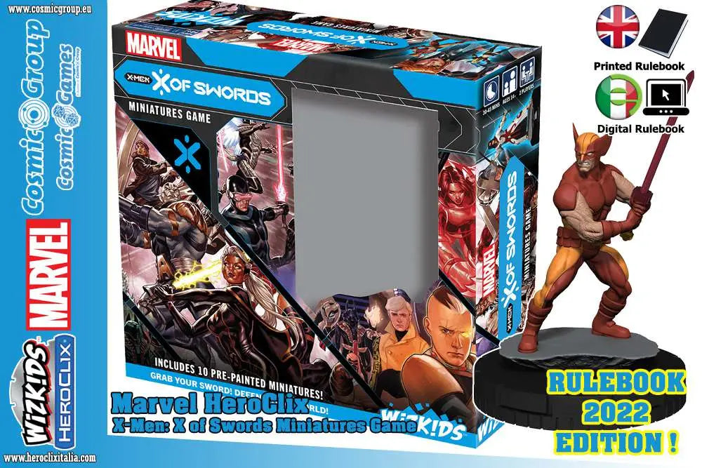 MHC X-Men X OF SWORDS MINIATURES GAME WIZKIDS