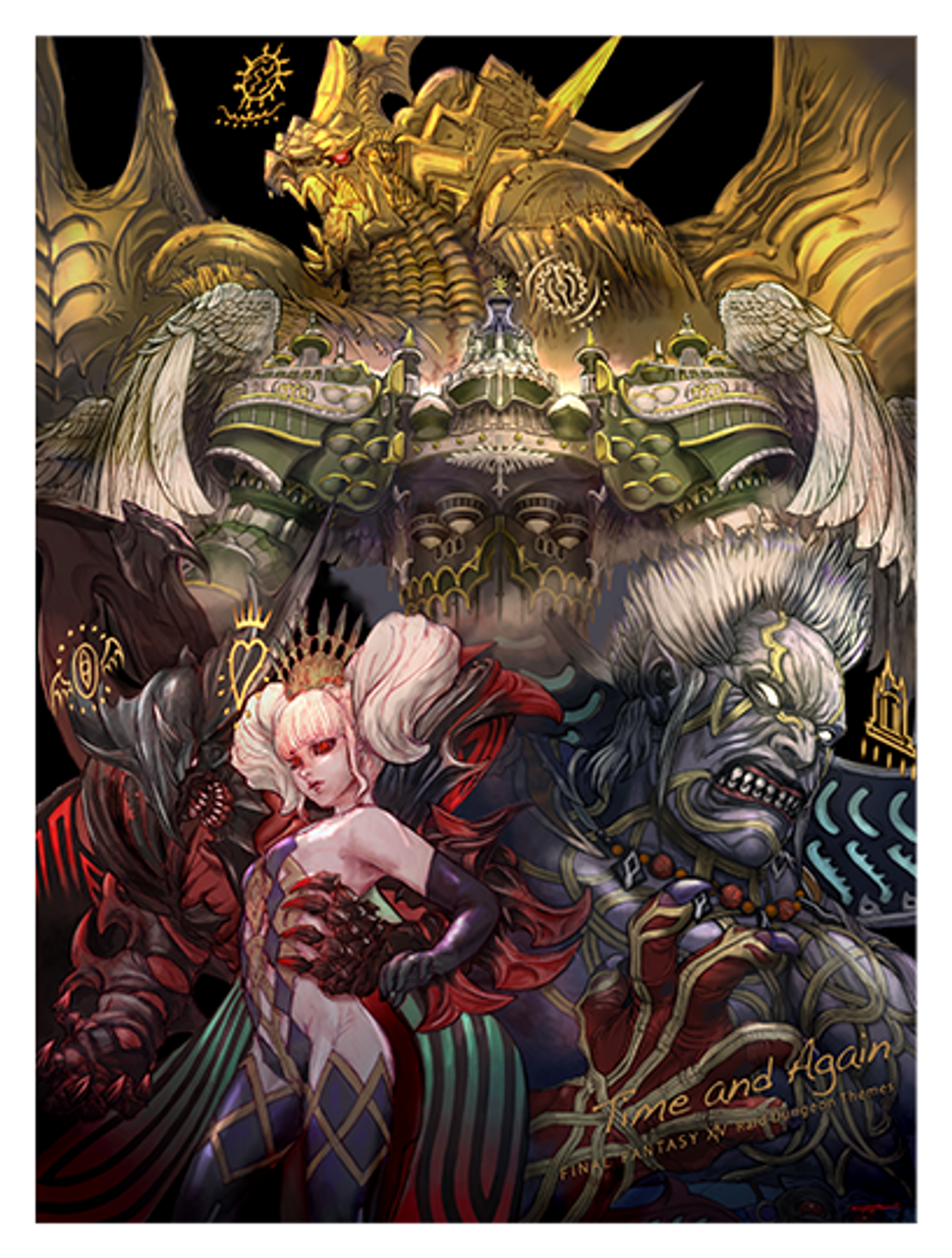 TIME AND AGAIN FINAL FANTASY XIV RAID DUNGEON THEMES