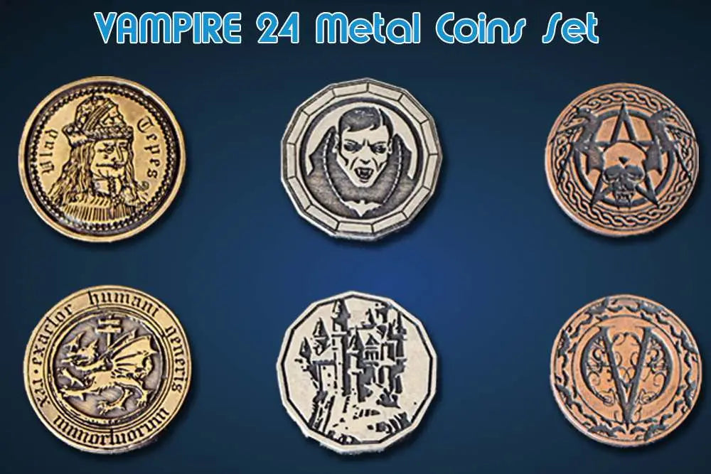 VAMPIRE METAL COINS SET 24 DM VAULT