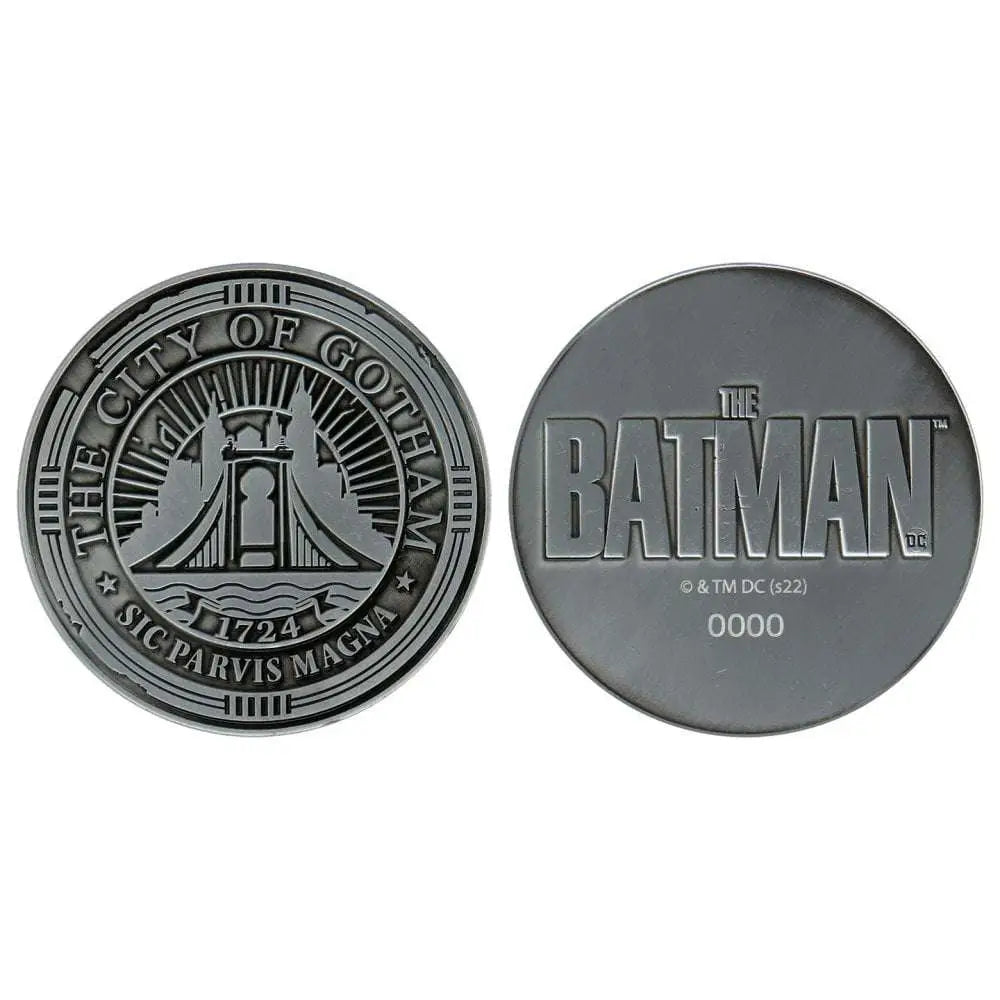 THE BATMAN GOTHAM METAL MEDALLION LTD ED FANATTIK