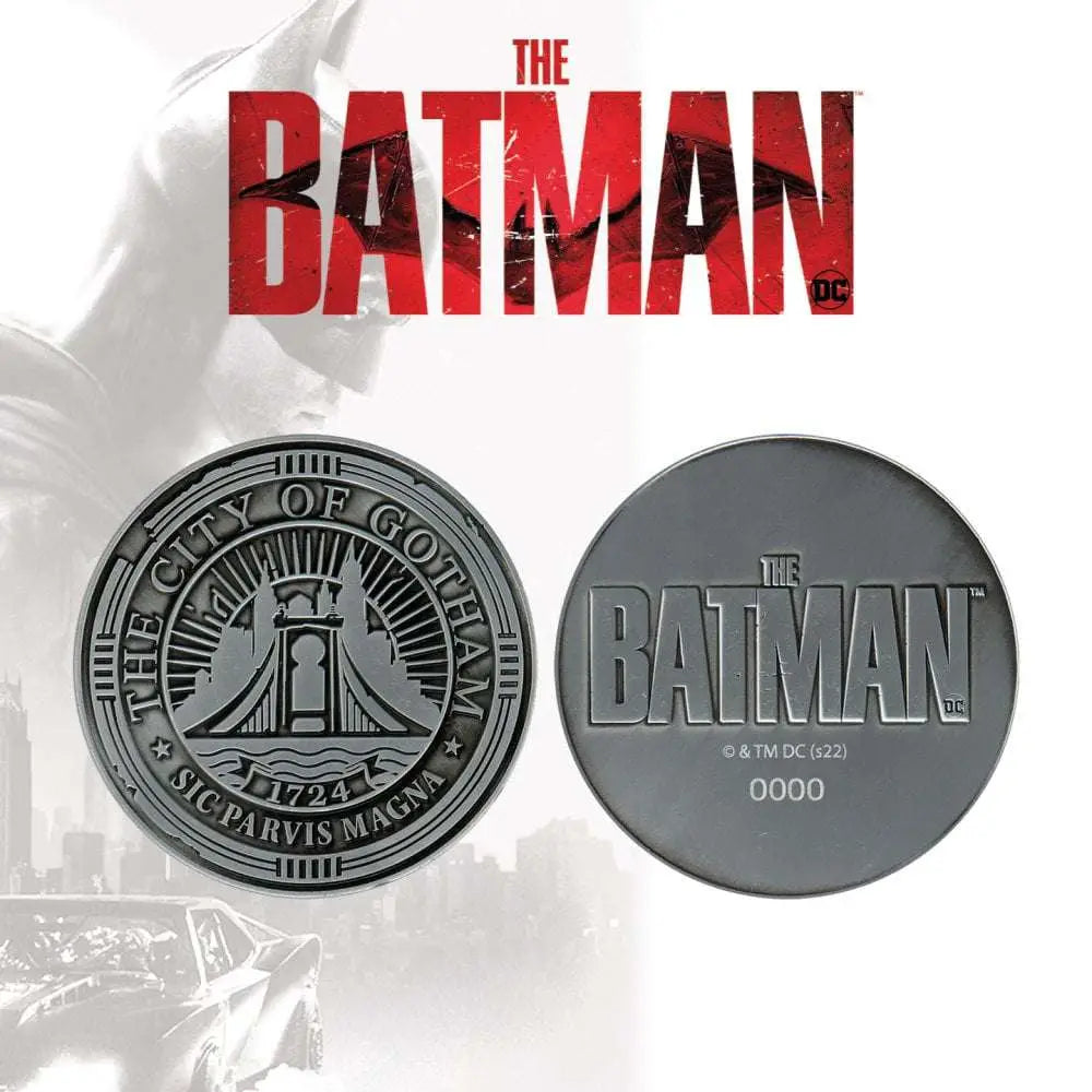 THE BATMAN GOTHAM METAL MEDALLION LTD ED FANATTIK