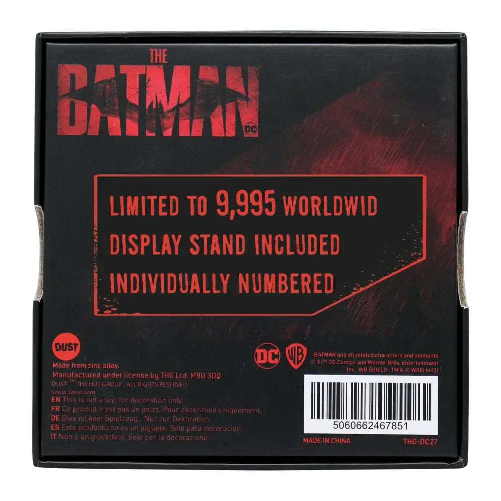 THE BATMAN GOTHAM METAL MEDALLION LTD ED FANATTIK