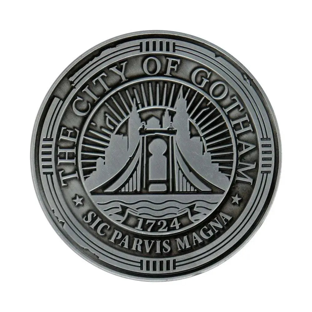 THE BATMAN GOTHAM METAL MEDALLION LTD ED FANATTIK