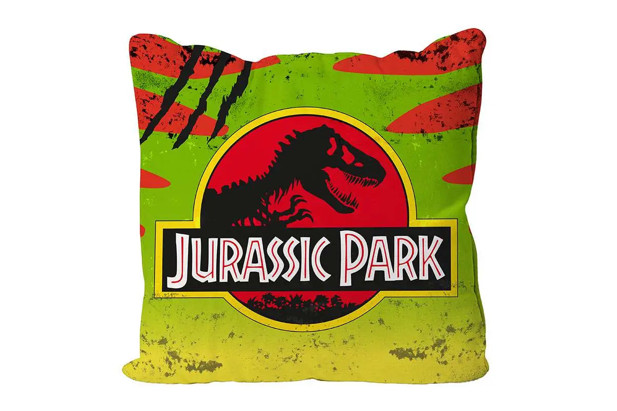 JURASSIC PARK CAR LOGO SQUARE CUSHION VACUUM PACK SD TOYS