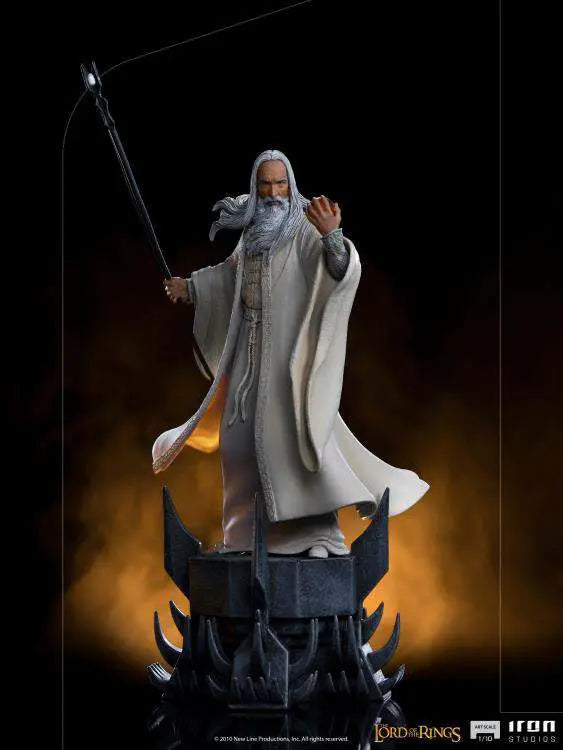 LOTR SARUMAN 1/10 ART STATUE IRON STUDIOS