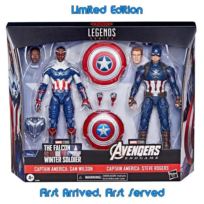 MARVEL LEGENDS CAPTAIN AMERICA 2 PACK AF HASBRO