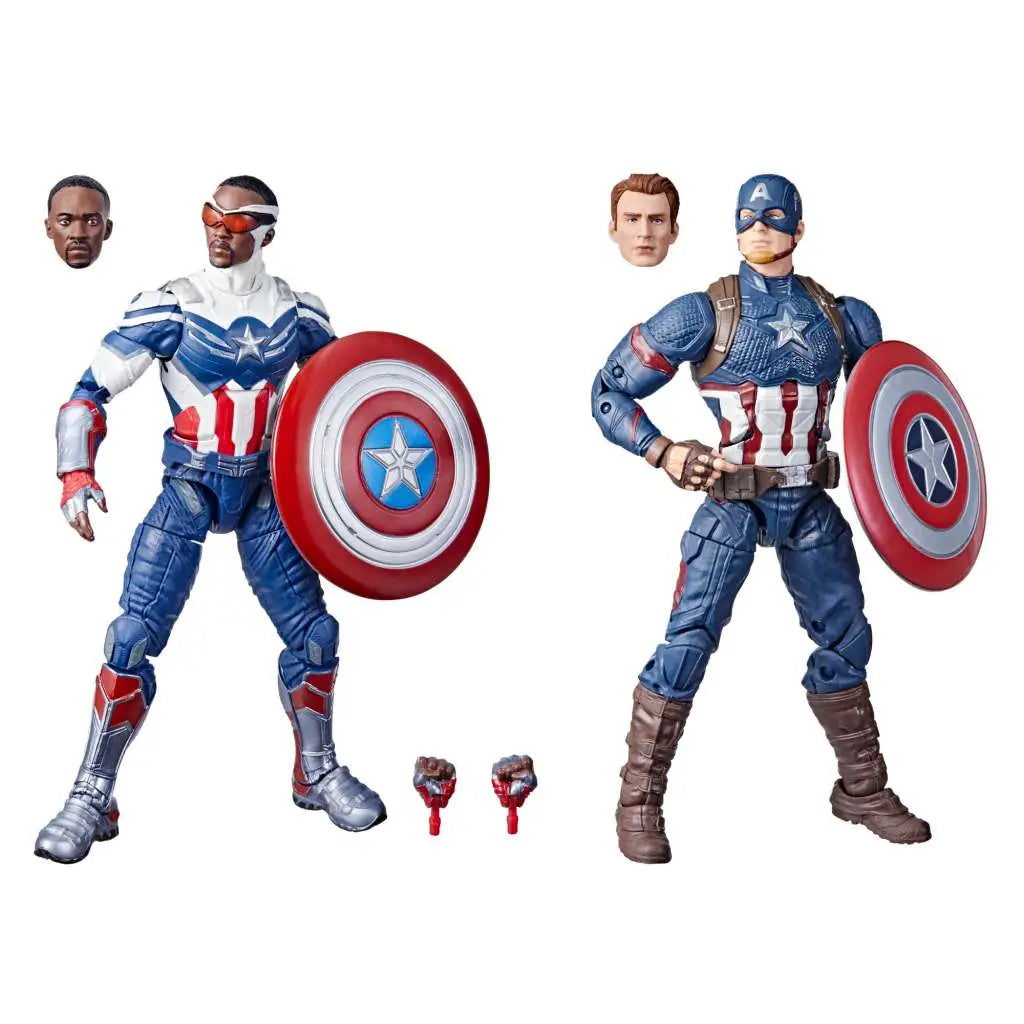 MARVEL LEGENDS CAPTAIN AMERICA 2 PACK AF HASBRO