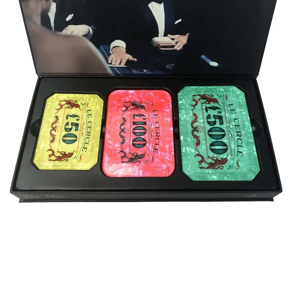 JAMES BOND DR NO CASINO SET LTD ED PROP FACTORY ENT