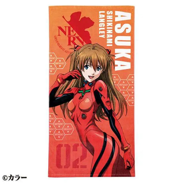 EVANGELION ASUKA PLUGSUIT BATH TOWEL SEMIC