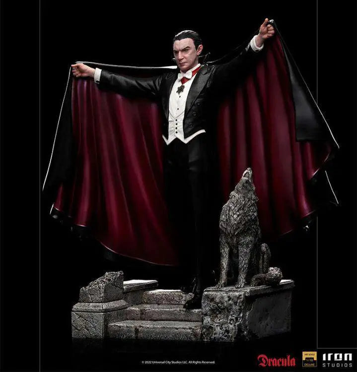 UNIVERSAL MONSTERS DRACULA 1/10 DLX STAT IRON STUDIOS