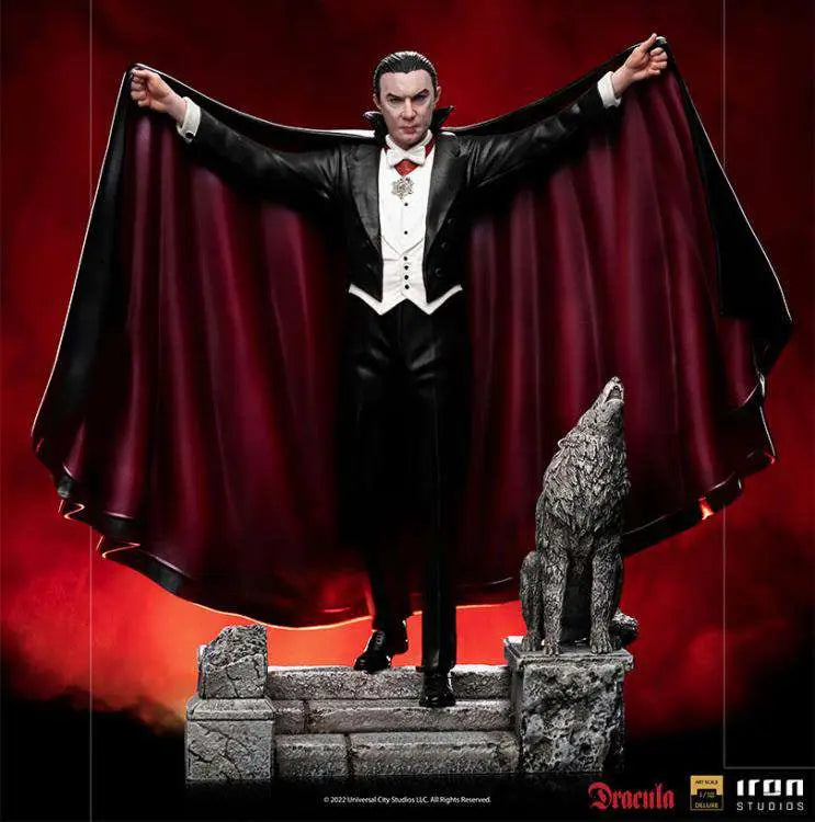 UNIVERSAL MONSTERS DRACULA 1/10 DLX STAT IRON STUDIOS