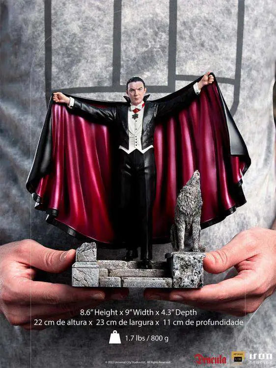 UNIVERSAL MONSTERS DRACULA 1/10 DLX STAT IRON STUDIOS