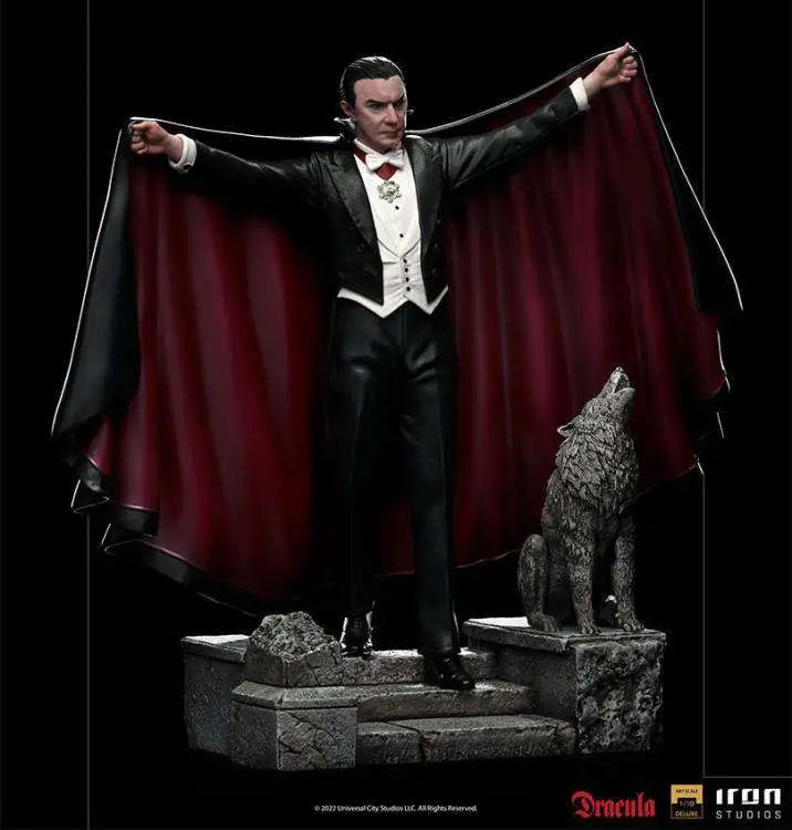UNIVERSAL MONSTERS DRACULA 1/10 DLX STAT IRON STUDIOS