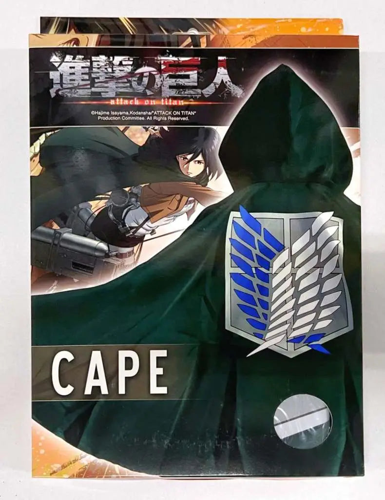 AOT OFFICIAL GREEN CAPE IN CARDBOARD BOX UNEKORN