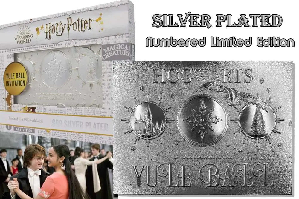 HP YULE BALL TICKET SILVER PLATED FANATTIK