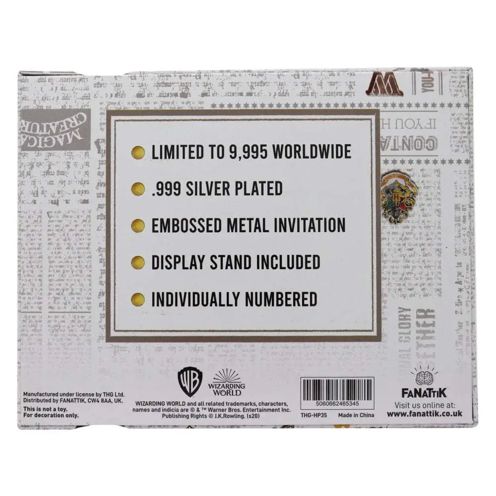HP YULE BALL TICKET SILVER PLATED FANATTIK