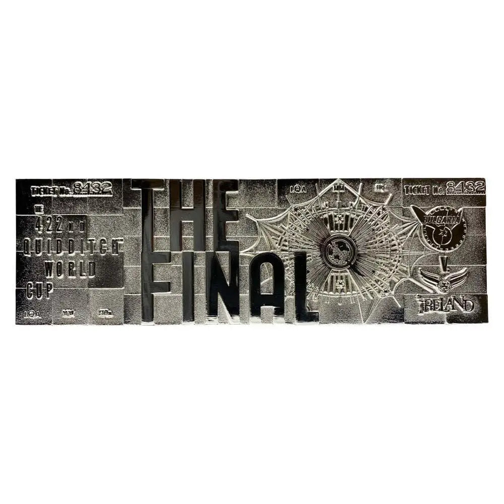 HP QUIDDITCH WORLD CUP TICKET SILVER PL. FANATTIK