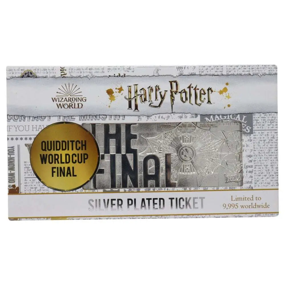 HP QUIDDITCH WORLD CUP TICKET SILVER PL. FANATTIK