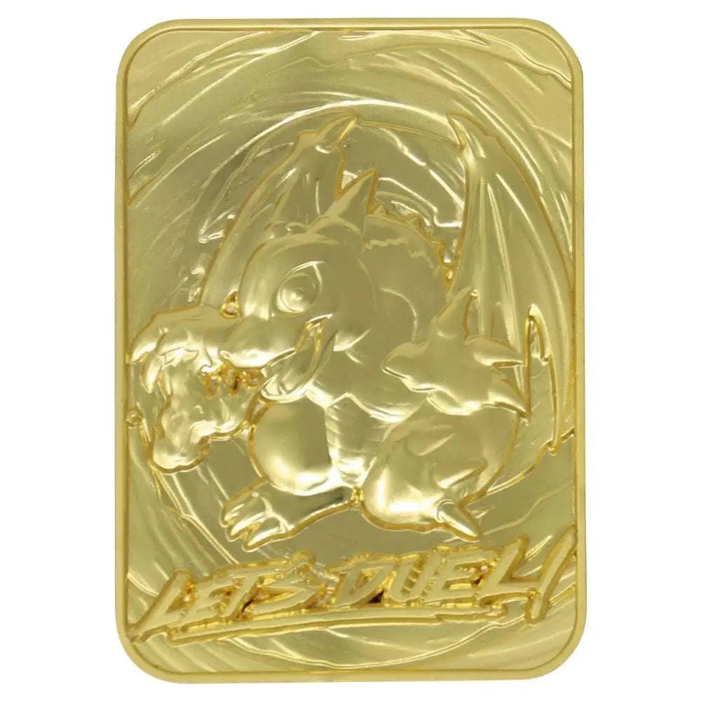 YU GI OH!LTD ED 24K GOLD BABY DRAGON FANATTIK