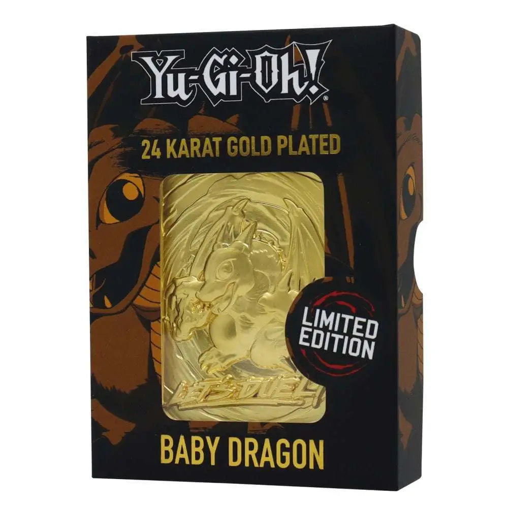 YU GI OH!LTD ED 24K GOLD BABY DRAGON FANATTIK