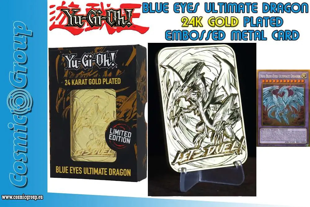 YU GI OH!LTD ED 24K GOLD B.E.ULT.DRAGON FANATTIK
