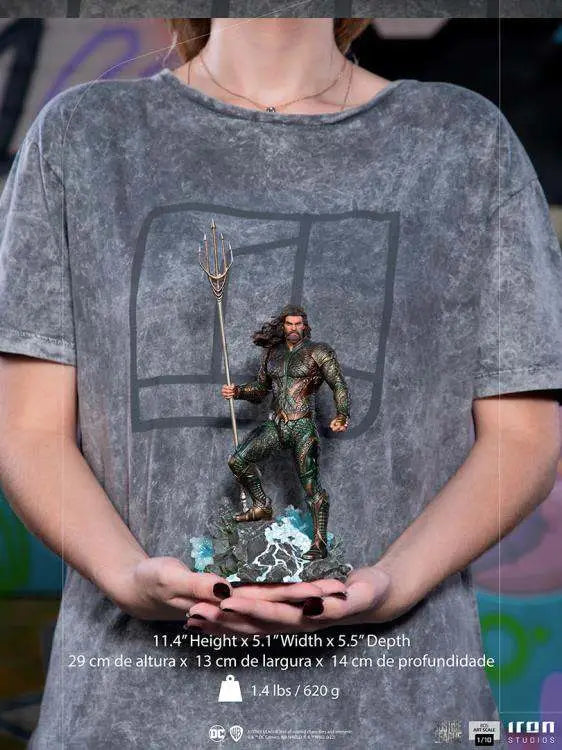 ZACK SNYDER JUSTICE LEAGUE AQUAMAN 1/10 IRON STUDIOS