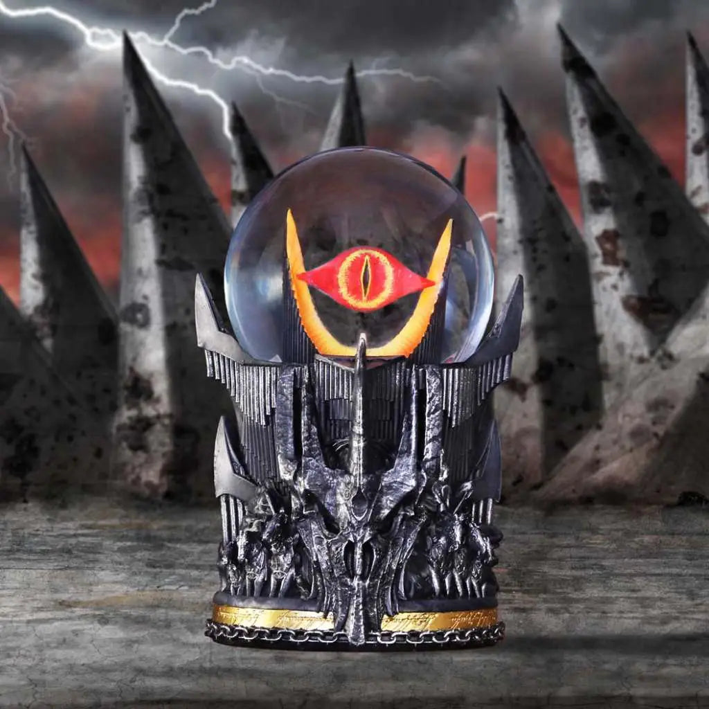 LOTR SAURON SNOW GLOBE NEMESIS NOW