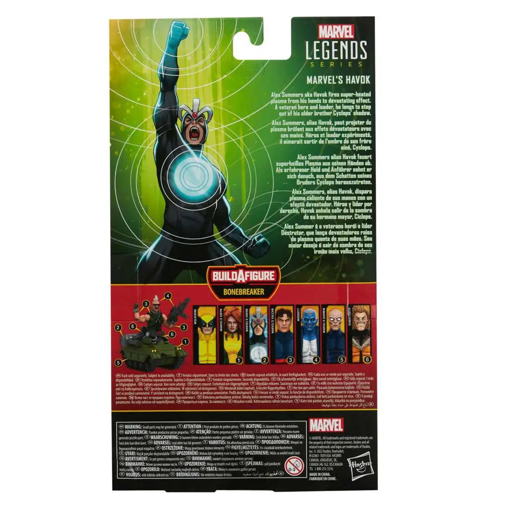MARVEL LEGENDS X-Men HAVOK AF HASBRO