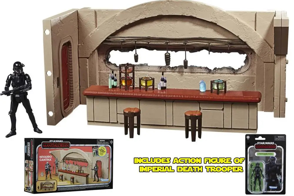 SW VINTAGE THE CANTINA SHOOTOUT DIORAMA HASBRO