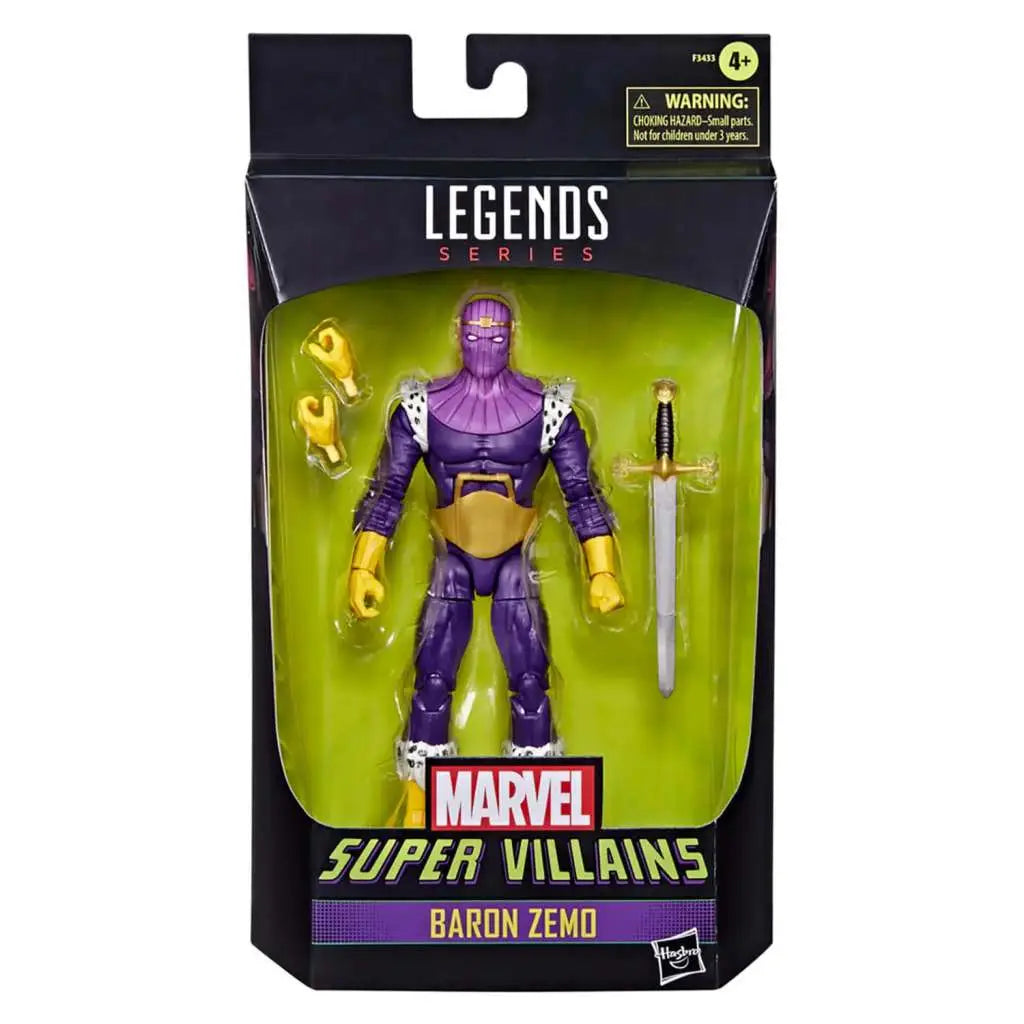 MARVEL LEGENDS VILLAINS BARON ZEMO AF HASBRO