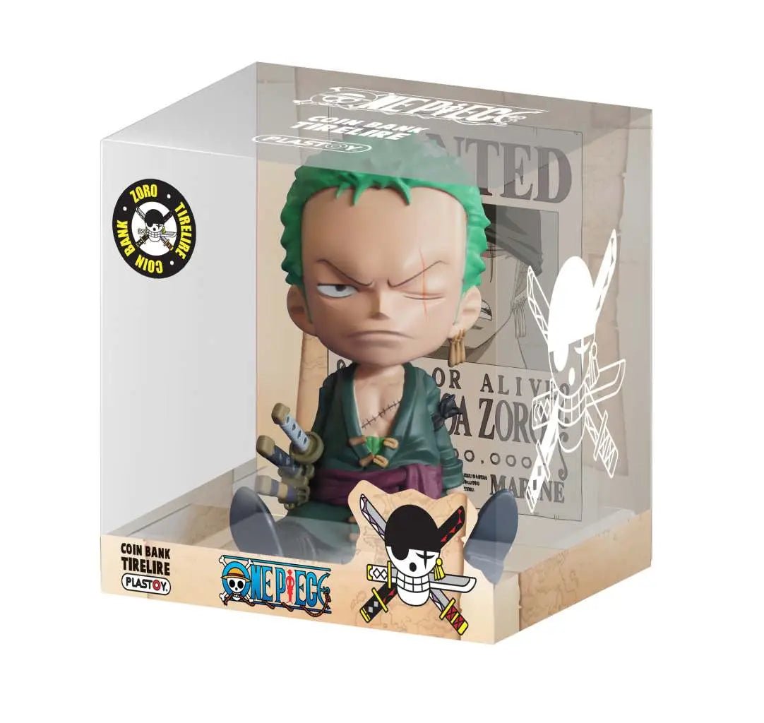 ONE PIECE ZORO MONEY BANK PLASTOY