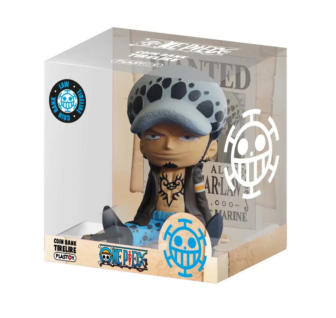ONE PIECE TRAFALGAR LAW MONEY BANK PLASTOY