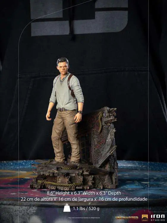 UNCHARTED MOVIE NATHAN DRAKE DLX 1/10 IRON STUDIOS