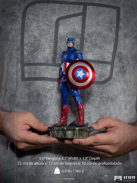 INFINITY SAGA CAP AMERICA NY BATTLE 1/10 IRON STUDIOS