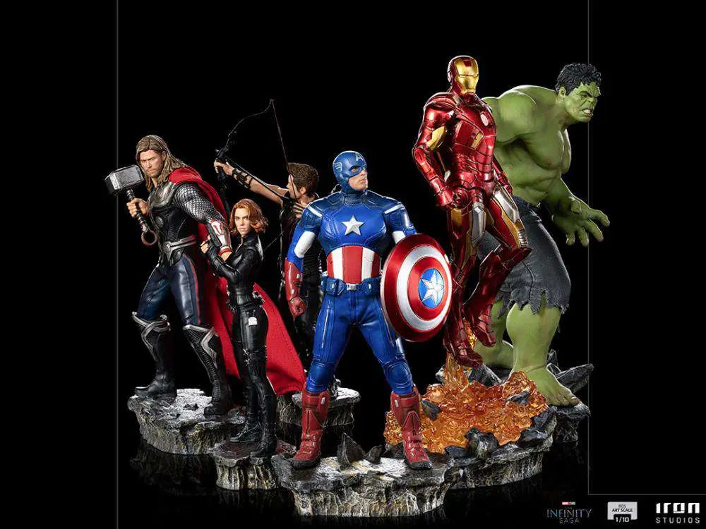INFINITY SAGA CAP AMERICA NY BATTLE 1/10 IRON STUDIOS