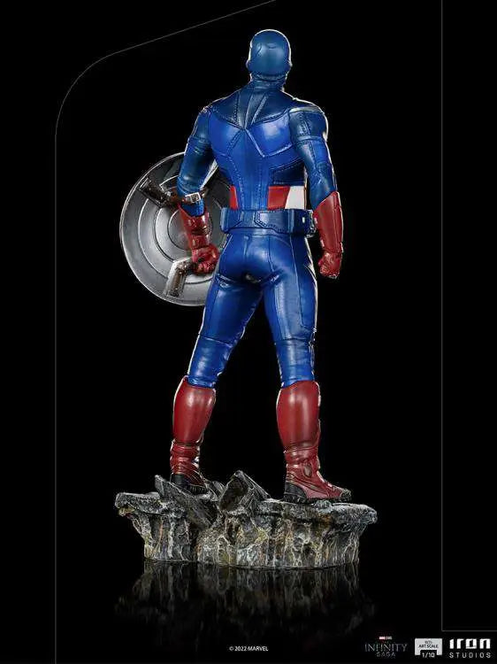 INFINITY SAGA CAP AMERICA NY BATTLE 1/10 IRON STUDIOS