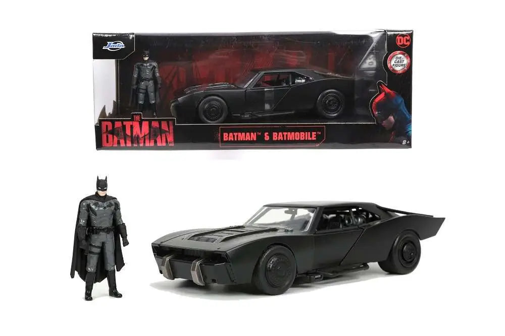 Batman 2022 Batmobile With Batman 1 24 Die Cast Model Jada Toys