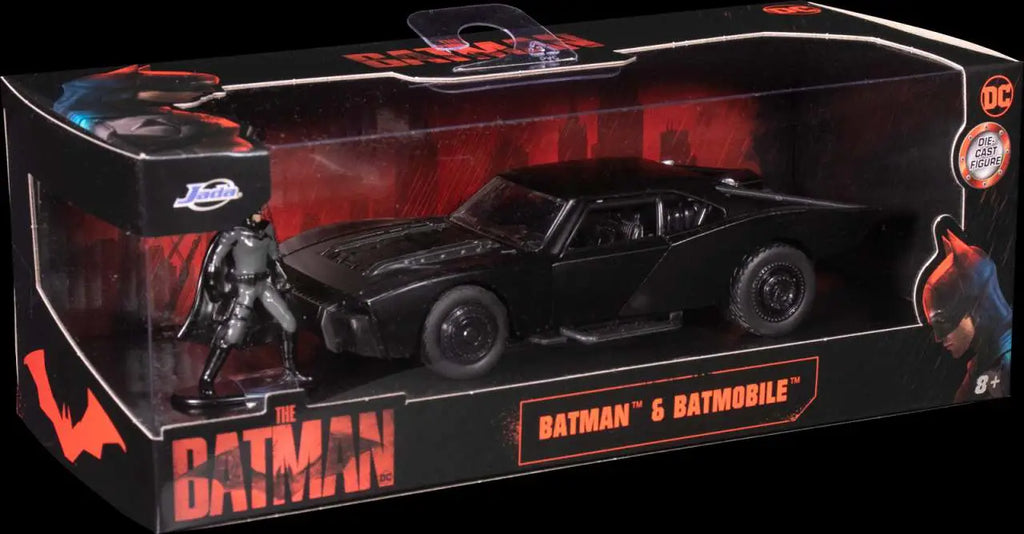 Batman 2022 Batmobile With Batman 1 24 Die Cast Model Jada Toys