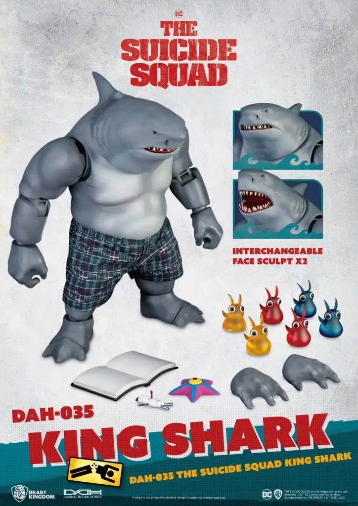THE SUICIDE SQUAD KING SHARK NANAUE DAH BEAST KINGDOM