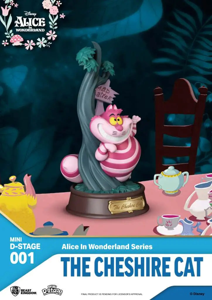 MINI D STAGE ALICE IN WOND CHESHIRE CAT BEAST KINGDOM