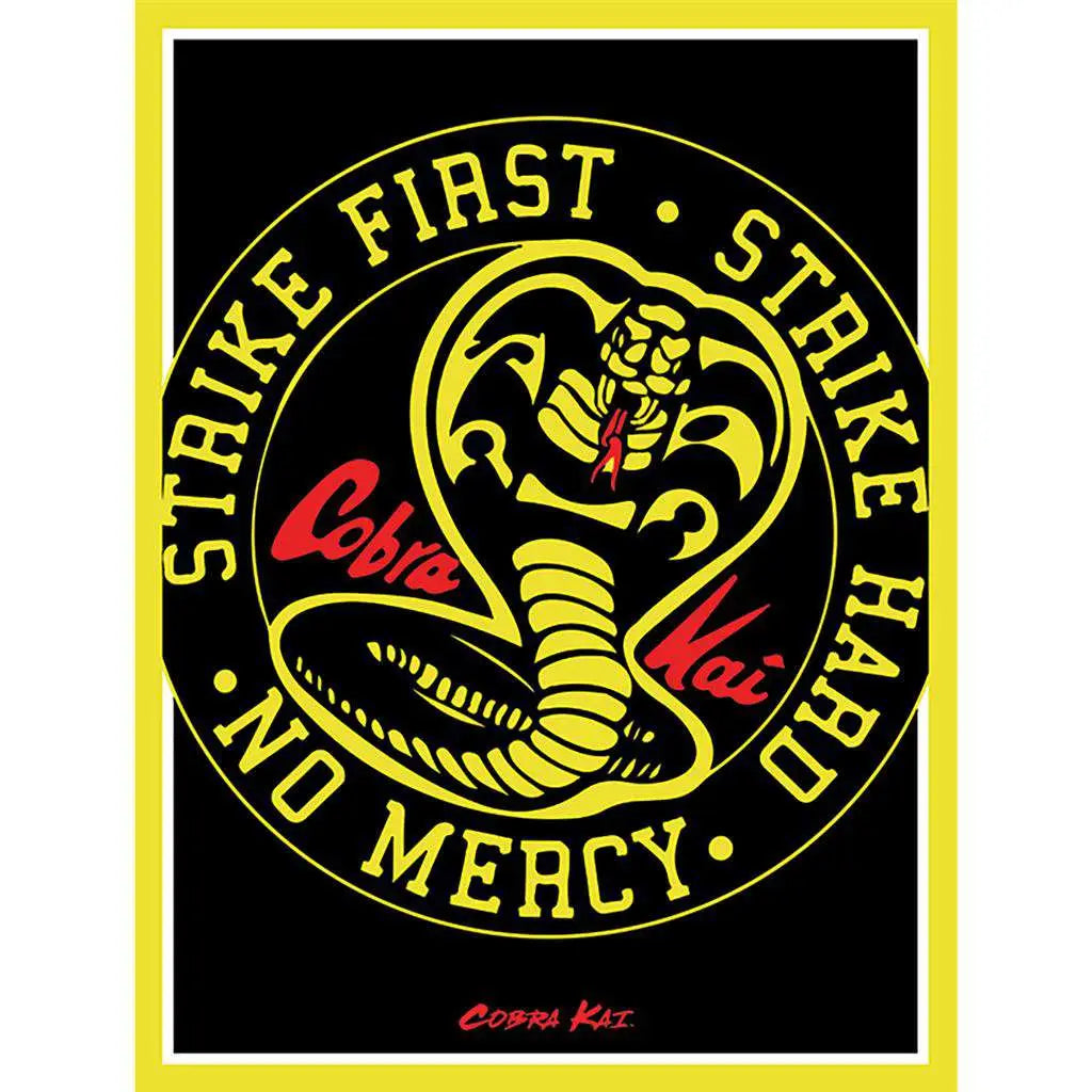 COBRA KAI LOGO CANVAS PRINT60x80 PYRAMID INTERNATIONAL