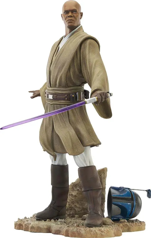 SW PREMIER COLL AOTC MACE WINDU STATUE DIAMOND SELECT
